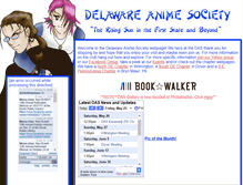 Tablet Screenshot of delawareanimesociety.com